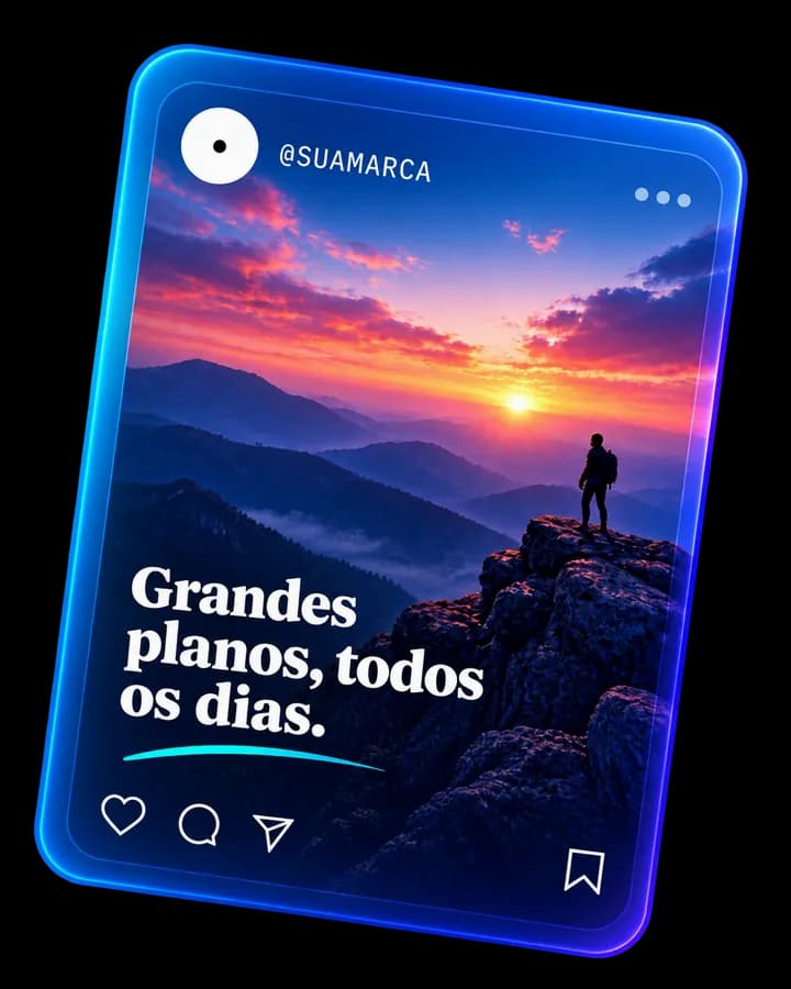 Exemplo de post com fotografia